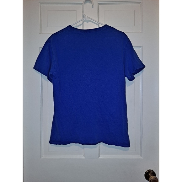 Look at my weiner blue short sleeve shirt size medium funny top unisex hotdog - Picture 2 of 12